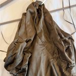 Reformation Women's Brown Yvaine Silk Dress gown size 4/Small brown/green Photo 4