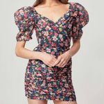 C/MEO COLLECTIVE Black Garden Floral Dress Size M Photo 0