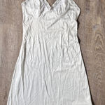 Vintage‎ Slip Dress 50s Lace Adjustable Straps Bust 36 White Size M Photo 0