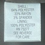 Apt. 9  Blazer Womens 16 Gray Button Up Lined 3/4 Bell Sleeve Office Chic EUC Photo 9