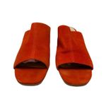 Vagabond Elena Mule Slide Sandals Heels Tangerine Orange Red Size 40 US 10 Photo 5