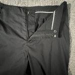 ZARA  Black Wide Leg Capri Cotton Blend Dress Pants Size‎ Medium Photo 4