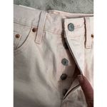Levi's 501 Original Fit Women's High Rise Pink Cut-Off Shorts Size 30 Photo 1