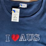 Women’s Australian Made I ❤️AUS Navy Short Sleeve T Photo 1