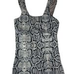Varley womens size XS extra small snakeskin athletic tank black white lined Photo 1