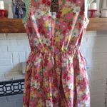 Matilda Jane NEW  Asymmetrical Floral Dress - Pink and Green Photo 2
