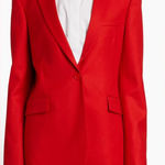 Stella McCartney  single breasted 100% wool red jacket blazer spring 38 - 2 Photo 0