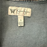 Jessica Simpson Jessica‎ Simpson Denim Romper Size Large EUC Pockets Photo 4