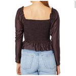 Women Uptown Ruched Halter Top Color Chocolate Size M #WAYFA20498 Photo 1