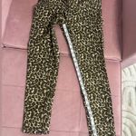 Free People  Leopard Print Skinny Jeans We The Free Size 28 Photo 11