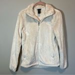 The North Face  Women’s Cream Fuzzy Zip Up Sweatshirt Small Photo 0