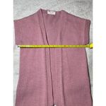 Vintage Y2K Women’s One Size Sweater Vest Pink Cottage‎ Grandmacore Knitted Photo 3