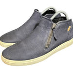 Ecco  Women's Soft 7 Side Zip Bootie Sneaker Marine Nubuck Leather EU 40 US 9-9.5 Photo 0