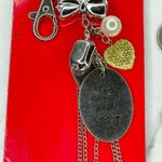 Sandra Magsamen Believe Keep Calm and Carry On Keychain Keyring Silver Photo 6