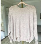 Vince Camuto  Knit Crewneck Sweater Blush Pink Buttery Soft Luxe Scandi Parisian Photo 2