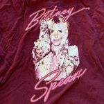 Old Navy Maroon Britney Spears Crop T shirt Photo 1