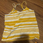 Universal Threads Universal Thread Tank Top Striped Yellow Photo 0