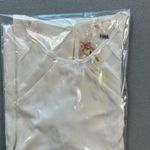 Everybody Talks Sheer Sleeve Dress A Line Mini Size L White V Neck Layered NWT Size L Photo 8