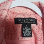 Dialogue  Pink Snake Print Chic Jacket Spring Animal Print Size 10 Photo 5