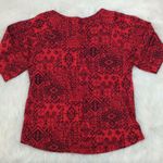 Pendleton  red and black printed tee 3/4 sleeves‎ Photo 3