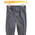 Mother The looker ankle fray‎ black distressed jeans leopard size 24 Photo 1