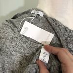 Antistar NWT Soft V Neck Gray Sweater Dress New Ling Sleeve Fall Winter Photo 6