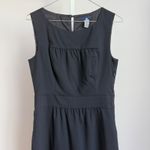 J Crew Dress Women's Size 2‎ Black Sleeveless Career Workwear Wool Blend Photo 1