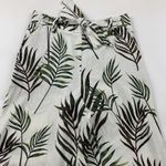 Joie  Palm Print Linen Blend Wide Leg Cropped Pant 4 Photo 1