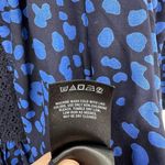 HD in Paris Anthropologie  size‎ XS Ressica Leopard Tunic Top blue black Photo 7