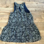 Likely  Bayard Paisley Round Neck Back Ruffle Tank Top Dress Sz 10 Photo 7