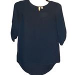 Tacera Navy Blue Blouse Size Small Photo 1