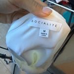 Socialite White Scalloped Camisole Top Photo 4