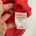 Alfred Dunner Coral Red Crochet Lace Overlay 1/4 Zip Zipper Short Sleeve Blouse Photo 10