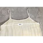 Women’s Ivory SILK blend Maxi Dress Boho Chic MEDIUM Photo 6