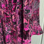 Hale Bob NWT $624 Stella Silk Blend Velvet Maxi Dress in Raspberry Women’s M Photo 8