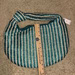 Melie Bianco Anthropologie The Brigitte Satchel by Melie‎ Bianco Raffia Edition turquoise NEW Photo 7