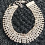 Silver Tone Diamond Cut Mesh Bracelet Photo 0