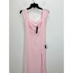 Lulus Magical Magnetism Light Pink Off The Shoulder Maxi Dress Formal Small NWT Photo 5