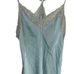 Chic Blue Lace Trim Cami Size M Photo 0
