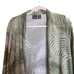 Chico's Travelers Womens Size Large Multicolor Foliage Leaf Print Open Cardigan Photo 1