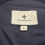 Tuckernuck  Navy Addie Long‎ Trench  Coat No Belt Size Large Photo 2