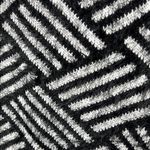 NWT Two by Vince Camuto Black and White Tara Eyelash Geometric Pattern Sweater Size XL Photo 1