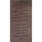 secret treasures  Black Floral Pink Lace Overlay on part Underwire Bra Size 40DDD Photo 3