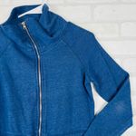 Aerie  Blue Full Zip Funnel Neck Tunic Sweatshirt‎ Jacket Womens XS/TP Photo 9