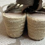Eileen Fisher  Willow Bronze Wedge Espadrille Leather Sandals Open Toe Photo 8