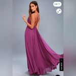 Lulu's Magenta Maxi Dress Pink Size M Photo 2
