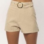 Revolve NWT  Amuse Society - Radlee Woven Shorts - Linen. Size Medium Photo 0