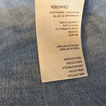 We The Free Hannah Denim Mini Dress Size Medium Blue 3/4 Sleeve Boho Free People Photo 5