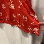 Billabong  sm oversized floral shirt rayon blouse Photo 3