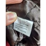 Calvin Klein Burgundy Wool Blend Peacoat Classic Button Front Winter Coat Size 4 Photo 3